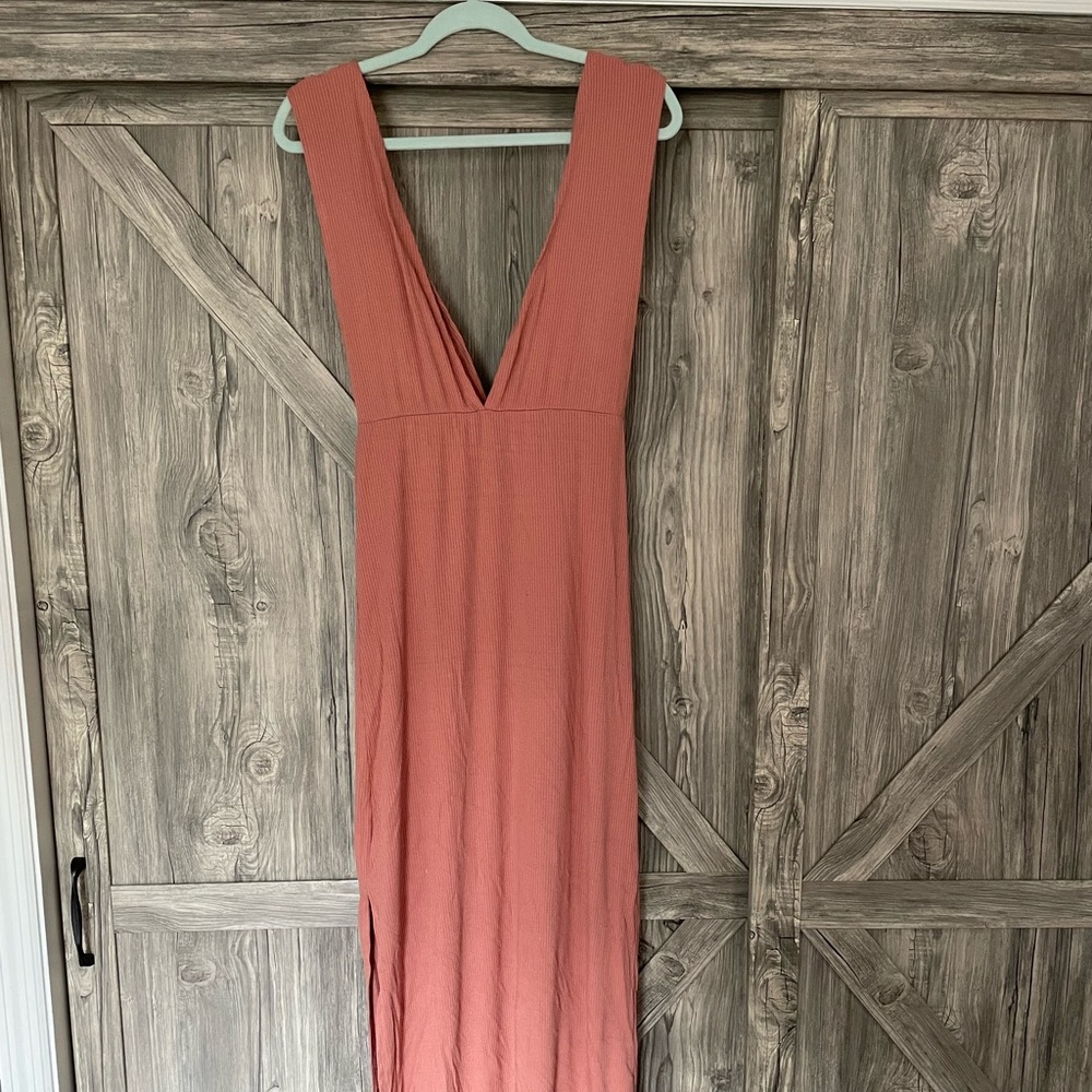 Deep V Bodycon Dress